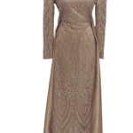 Mermaid Muse: Off-Shoulder Maxi Evening Gown